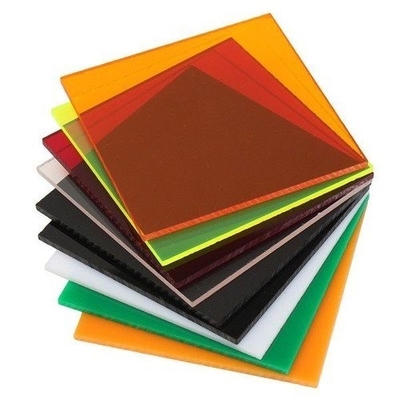 Eco - Friendly 3mm Colored Acrylic Plastic Sheets For Advertising Material