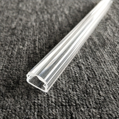 Lighting Or Decoration Extruded Product Irregular Acrylic Tube PMMA Clear Plastic Tube