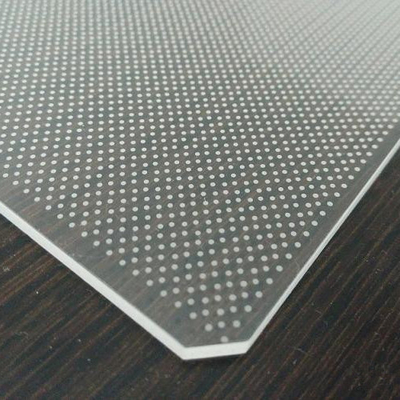Laser Machine Dot Clear High-quality Square Acrylic Light Guide Sheet in Zhanyu China Manufacturer